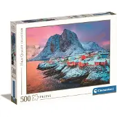 Clementoni Puslespill HQC Hamnøy Village, 500 brikker 2D Puslespill