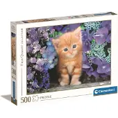 Clementoni High Quality Collection - Ginger Cat - puslespill - 500 deler