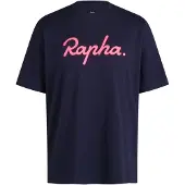 Rapha Cotton Large Logo Kortarmet T-skjorte
