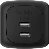 Belkin Dual Usb-c 50w Pd + Pps Wch019kqbk Usb-c Vegglader