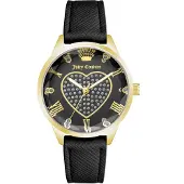 Juicy Couture Jc1300gpbk Dameklokke