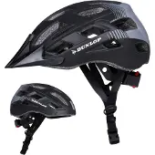 Dunlop sykkelhjelm med LED 55-58 cm