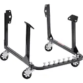 Vevor motorstativ, 750 lbs (340 kg) lastekapasitet motormotorstativ, kraftig stålmotorholder med 4 svingbare hjul og 4 krokposisjoner, egnet for BB-CHEVY og GEN-1 SB-CHEVY motorer