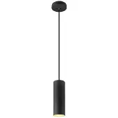 SLV Pendellampe Enola, svart matt, Ø 10 cm, metall
