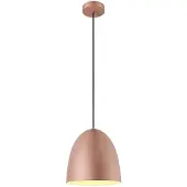 SLV hengelampe Para Cone, Ø 30 cm kobberfarget/hvit
