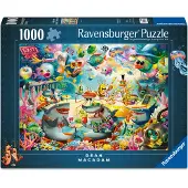 Ravensburger Puslespill - 1000 Brikker - Ocean Salong - - OneSize - Puslespill