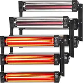 Vevor 3x Malingstørkerradiator Infrarød varmeovn Infrarød lampe 3kW