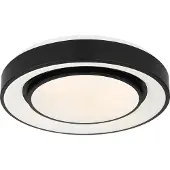 Globo LED-taklampe Sully RGBW fjernkontroll svart
