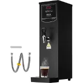 Vevor kommersiell vannkoker, elektrisk varmtvannsdispenser med 316 rustfritt stål varmerør, 2500W trinnvis rask oppvarming 50L per time varmtvannskoker, for kaffe te restaurant kontor