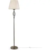 Maytoni Grace gulvlampe 1 lyskilde messing/beige