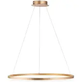 Paul Neuhaus LED-hengelampe Titus, Ø 80 cm, messing, dimbar