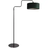 Steinhauer Gulvlampe Bloeba, svart/grønn, høyde 165 cm, velour