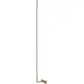 Highlight LED-gulvlampe Amalfi XL, gull, høyde 180 cm, metall, dimmer