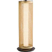 Searchlight Thread LED-bordlampe, gullfarget, 3-trinns dimbar, stål