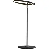 Searchlight Space LED-bordlampe, svart, metall