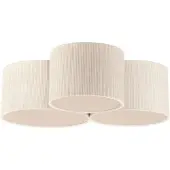 JUST LIGHT . Taklampe Green Duro, tekstil, 3 lyskilder