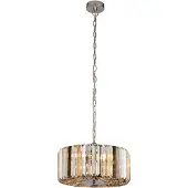 Searchlight Hengelampe Chapeau med krystallpynt, Ø 35 cm