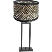 Steinhauer Bordlampe Stang 3703ZW, flettet svart/natur