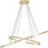 Stars of Light LED-hengelampe Bogado, gull, 120 cm, CCT-dimbar