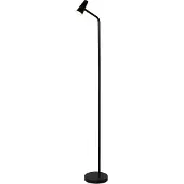 Searchlight LED-batteridrevet gulvlampe 10450BK, svart, høyde 151 cm, metall