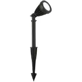 Searchlight LED spot med jordspyd Spikey, svart, metall, 25 cm, IP54
