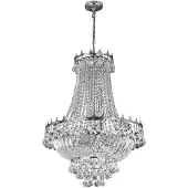 Searchlight Krystallysekrone Versailles krom 55 cm