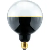 Segula LED-Globe Illusion E27 G125 klar/svart 5W 1900K dimbar
