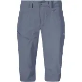 Bergans Vandre Light Softshell Long Shorts Women Granite Blue 34