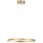 Paul Neuhaus LED-hengelampe Titus, Ø 60 cm, messing, dimbar
