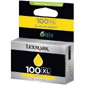 Lexmark Blekkpatron gul Nr 100XL, High Yield - 600 sider