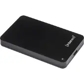 Intenso Memory Case - Harddisk - 2 TB - ekstern (bærbar) - 2.5 - USB 3.0 - 5400 rpm - buffer: 8 MB - svart