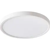 LINDBY Smart LED-taklampe Deika, Ø 30 cm, hvit, Tuya