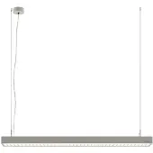 Arcchio Susi LED-hengelampe til kontor, sølv, 120 cm, 4000K, DALI