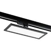 Arcchio Hairis LED-panel, 30 cm, svart, 4000 K