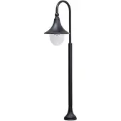 LINDBY veilampe Daphne, 120 cm, svart, metall, E27