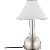LINDBY Nattbordlampe Ellen i glass og metall
