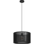 Eglo Manby hengelampe, Ø 45 cm, svart, stål