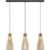 MCJ Hengelampe «Furn», bjørkfinér, 100 cm, 3-armet