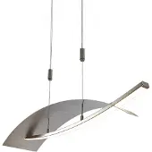 LUCANDE LED-hengelampe Marija, 91 cm, sølv, dimbar