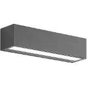 LUCANDE LED-vegglampe Lengo, 25 cm, antrasitt, nedadrettet lys, 3000 K