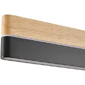 LUCANDE LED-pendellampe Holven, tre, CCT, lengde 113 cm