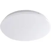 LINDBY LED-taklampe Eovi, Ø 33 cm, hvit, 4 000 K