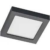 PRIOS LED-taklampe Alette, svart, 18 W, CCT, dimbar