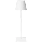 Sigor Nuindie LED oppladbar bordlampe, USB-C, hvit, IP54, dimbar
