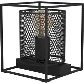 Eglo Bordlampe Catterick, svart, en burskjerm