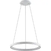 Arcchio LED-hengelampe Vivy, Ø 58 cm, hvit, metall