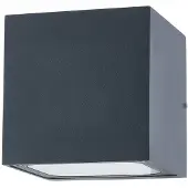 LUCANDE utendørs LED-vegglampe Merjem, 12 cm, opp/ned, IP54