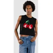 Another Cotton Lab Apple Wmn Knit Vest Strikket genser svart