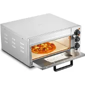 Vevor kommersiell benkeovn Elektrisk pizzaovn for 16" pizza innendørs