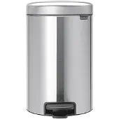 Brabantia newIcon - Søppelbøtte - flipp-lokk - 12 L - fotpedal - mattstål